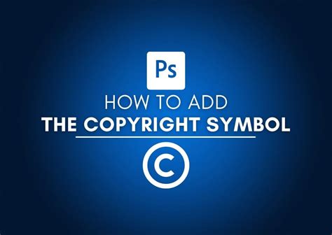 How To Create A Copyright Symbol In Photoshop (2 Easy Ways)
