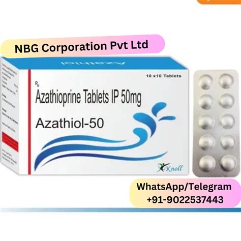 Azathioprine Tablets IP, 50 mg at Rs 170/strip in Nagpur | ID ...