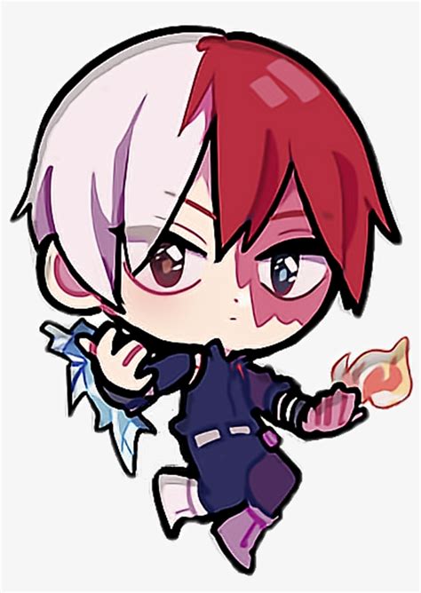 Shoto Todoroki Chibi MHA Sticker By Eidlike | ubicaciondepersonas.cdmx ...