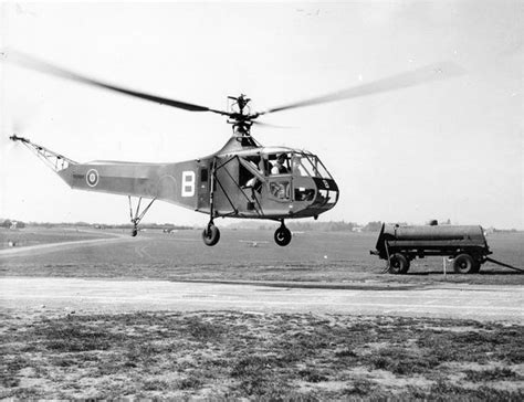 Print of Sikorsky R4 Hoverfly I KK984 flying at Andover | Vintage ...