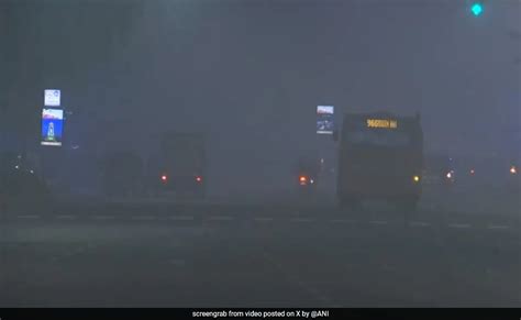 Delhi fog: Delhi Wakes Up To Dense Fog Again, Flight And Train Ops Affected