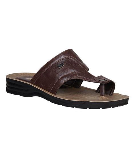 Buy Bata Tranquil Brown Slippers for Men | Snapdeal.com