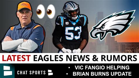 Brian Burns Trade Update + Vic Fangio WORKING With Eagles & Eagles ...