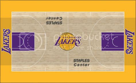 Los Angeles Lakers Court #2 Photo by custom_sports_logos | Photobucket