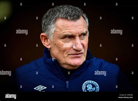 Blackburn Rover's Manager Tony Mowbray Stock Photo - Alamy