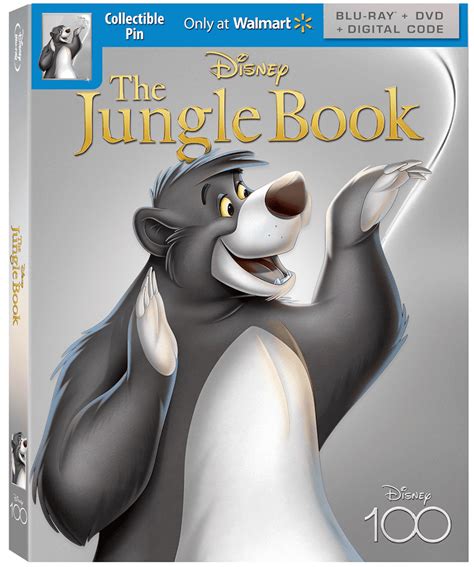 The Jungle Book - Disney100 Edition Walmart Exclusive (Blu-ray + DVD + Digital Code) - Walmart.com