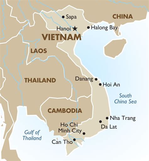 map of vietnam cities - Google Search | Vietnam itinerary, Vietnam ...