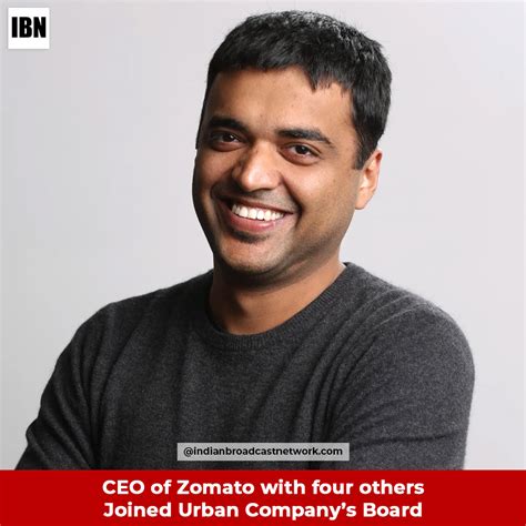 Zomato CEO and four others joined Urban Company's Board of Directors - Indian Broadcast Network