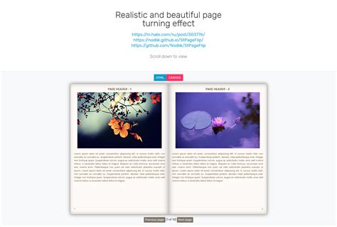 Realistic and beautiful page turning effect - Mobirise Forums