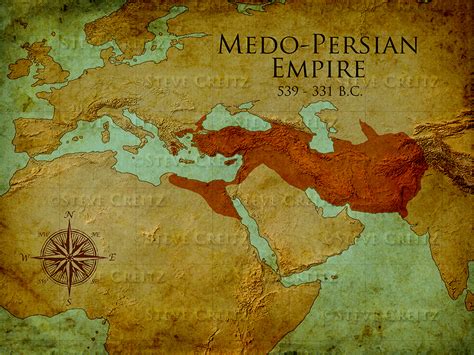 Medo-Persian Empire Map HD — Creitz Illustration Studio