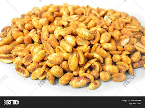 Fried Peanut Isolated Image & Photo (Free Trial) | Bigstock