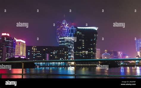 Macau skyline at night Stock Photo - Alamy