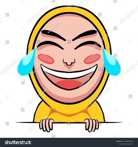 Laughing While Crying Emoji Means That Stock Vector (Royalty Free) 2306250313 | Shutterstock