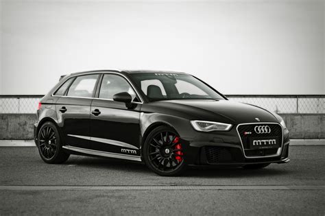 wallpaper audi, rs3, mtm, side view, black HD : Widescreen : High Definition : Fullscreen