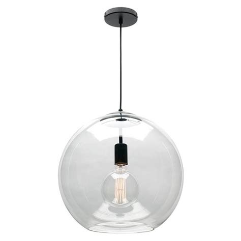 Contemporary Round Glass Pendant Light (Small Or Large) - The Lighting ...