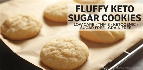 Fluffy Keto Sugar Cookies (THM:S, Low Carb, Ketogenic, Sugar Free ...