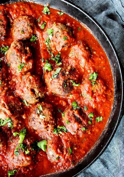 Meatballs in Marinara Sauce | Whole 30 + Paleo - The Whole Cook