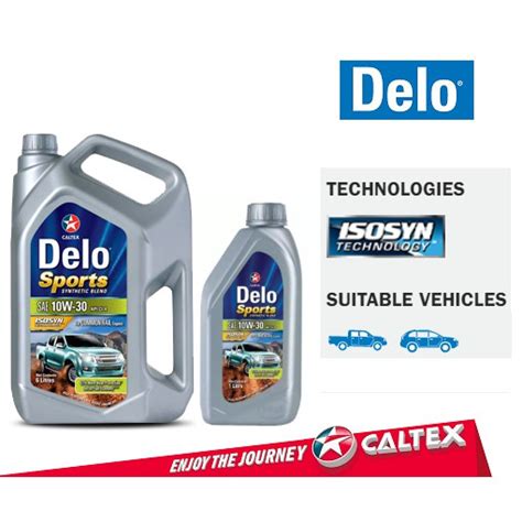 CALTEX Delo Sports Synthetic Blend SAE 10W-30 (6+1L) Diesel Engine OiL | Shopee Malaysia