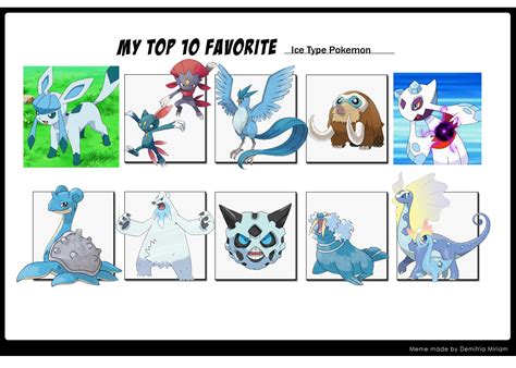 Top Ice Type Pokemon - Caseforma