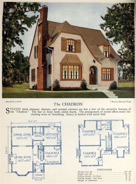 74 beautiful vintage home designs & floor plans from the 1920s - Click Americana | Home design ...