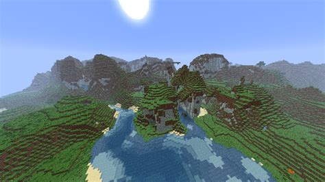 Beautiful Mountains Minecraft Map