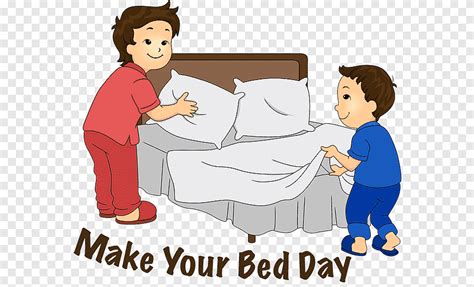 Free download | Make Your Bed Bed-making, Making s, child, text png ...