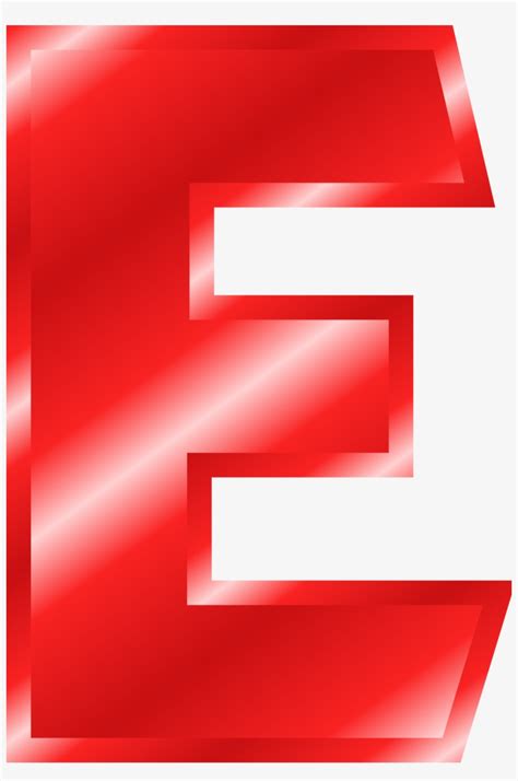 Big Red Letter E Clipart Letter Alphabet Clip Art - Big Red Letter E ...