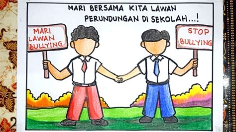 Gambar Poster Stop Bullying di Sekolah - Mari Bersama Lawan Perundungan ...