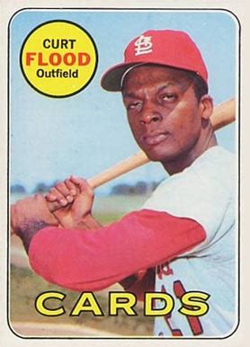 1969 Topps Curt Flood #540 Baseball Card Value Price Guide