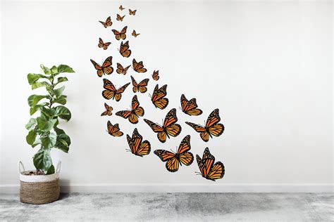 Butterfly wall sticker decorative Butterfly wall decal | Etsy