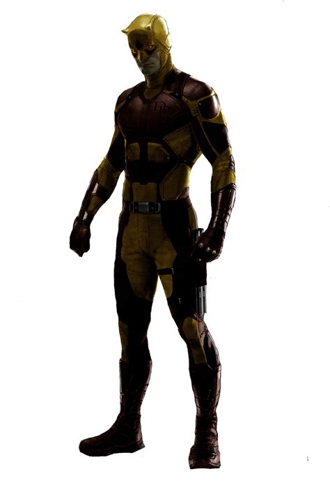 Daredevil (Yellow Suit) - Transparent by Asthonx1 on DeviantArt