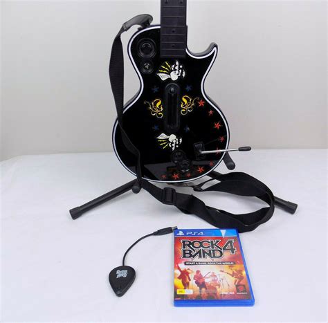 Playstation 4 Ps4 Guitar Hero Rock Band 4 Les Paul Controller + Dongle ...