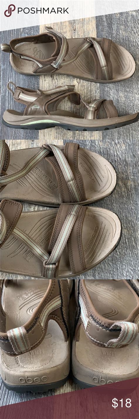 Abeo Dunes Brown Velcro Straps Water Sandals 11 | Water sandals, Velcro ...