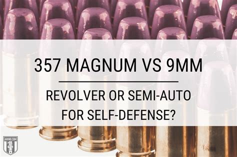 357 Magnum vs 9mm: Handgun Caliber Comparison by Ammo.com