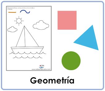 La geometría: líneas rectas y líneas curvas - La libreta piruleta