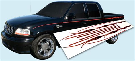 Phoenix Graphix 2002 Ford F-150 Harley Davidson Edition Truck Decal Kit