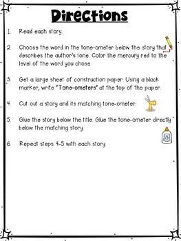 Author's Tone Worksheets and Activity by Deb Hanson | TpT