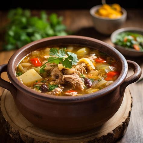 Premium Photo | Sopa de Mondongo Hearty Tripe Soup with Vegetables and ...