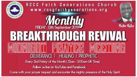 MONTHLY BREAKTHROUGH REVIVAL - MIDNIGHT PRAYER