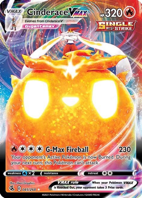 Cinderace VMAX (Fusion Strike 45) - Bulbapedia, the community-driven Pokémon encyclopedia
