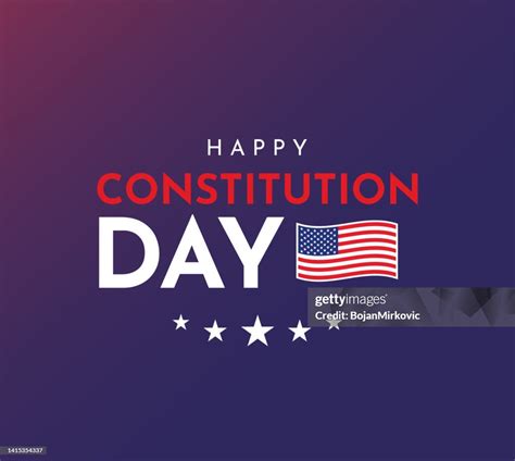 Constitution Day Poster Vector High-Res Vector Graphic - Getty Images