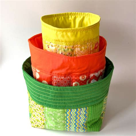 Learn To Sew A Fabric Basket - Online Sewing Class - The Stitch Sisters