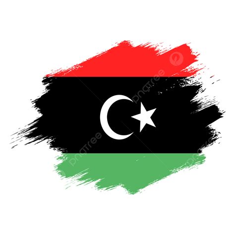 Libya Vector Flag, Flag, Vector Flag, Grunge Flag PNG and Vector with ...