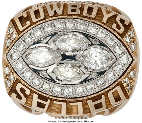 1993 Dallas Cowboys Super Bowl XXVIII Championship Ring Presented | Lot ...