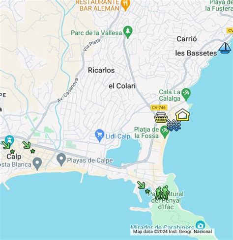 Spain, Calpe - Google My Maps