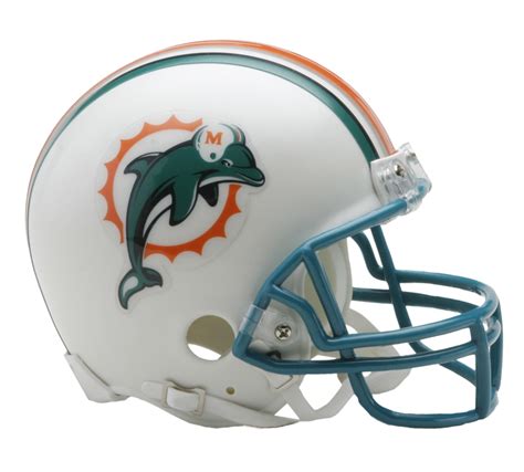 NFL Miami Dolphins Throwback 1997-2012 Mini Helmet | Mini football ...