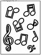 40  Music Notes Coloring Pages Free Printable PDF JPG PNG & Online sketch template