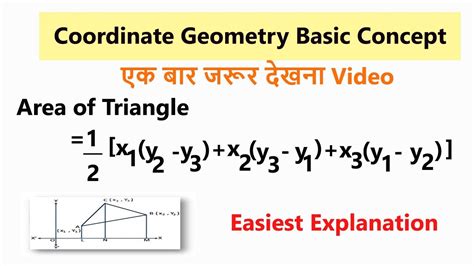 Area of the Triangle in Coordinate Geometry Class 10 Maths CBSE - YouTube