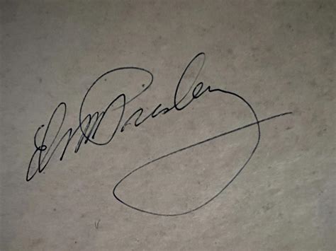 Elvis Presley original signature | EstateSales.org