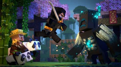 Warden vs Ninja Villager (Minecraft Animation Movie) | Minecraft summary | マイクラ動画